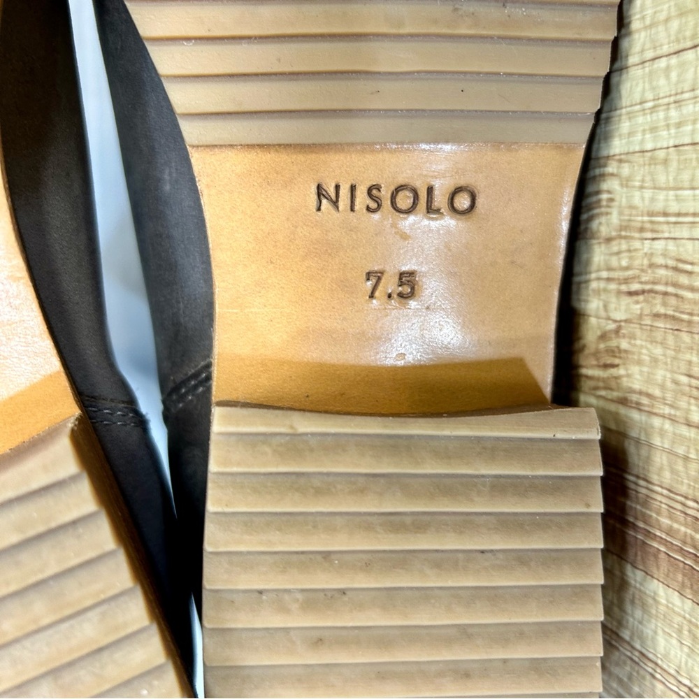 Nisolo Eva Everyday Chelsea Boot Grey Suede Leather Comfort Women’s Size 7.5 NEW - Picture 9 of 13